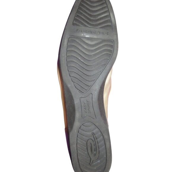 Easy Spirit Devitt Anti Gravity Metallic Silver Brazilian Leather Loafers - Picture 5 of 7